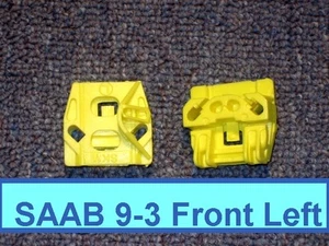 Saab 9-3 (2003-2011) Cable/Rail Type Window Regulator Repair Clips (2x) FRONT  - Bild 1 von 1