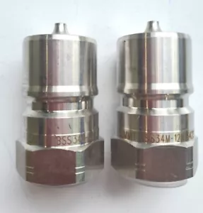 2 Summit BSS34M-12N LOT 7241-B Edelstahl Schnellkupplung hydraulisch - Bild 1 von 2