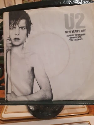 U2 New Years Day / Treasure - 45rpm  7"single   - Image 1 of 4