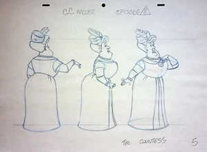 The Country Mouse and the City Mouse Adventures Production Hand Drawn Model Cel - Picture 1 of 2
