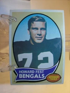 1970 Topps Football  #211 - Howard Fest RC - Cincinnati Bengals  70-242 - Picture 1 of 2