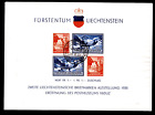 Liechtenstein Bl. 2, Briefmarkenausstellung Vaduz 1936, gestempelt