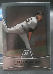 Tim Lincecum (Giants) - 2010 Bowman Platinum #38 - Picture 1 of 1