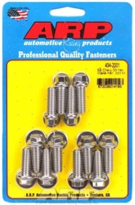 Arp 434-2001 Sbc Chevy Intake Stainless Bolt Set Bolts 350 383 - Picture 1 of 5