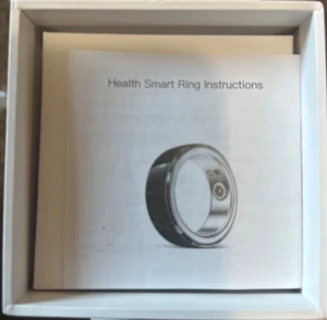 Größe 10 Smart Ring - Herzfrequenz Blut Sauerstoff Fernbedienung Fotografie Schritte - schwarz - Bild 1 von 2