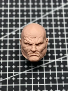 1/4 Angry Kingpin Man Male Head Sculpt Model For 18" Action Figure Toy - Picture 1 of 4