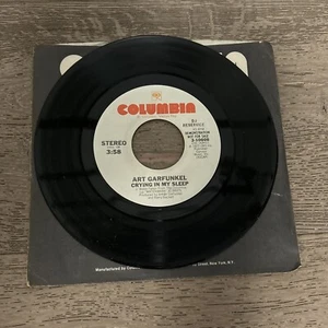 ART GARFUNKEL Crying In My Sleep PROMO 45 7" POP ROCK Record Vinyl Records 1977 - Picture 1 of 4