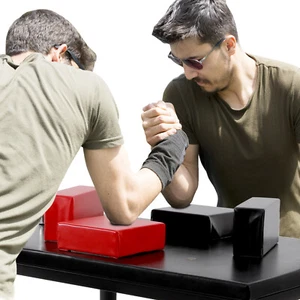 Pro Arm Wrestling Table Set Arm Wrestling Battle Table Stand w/ Pads Handles - Picture 1 of 15
