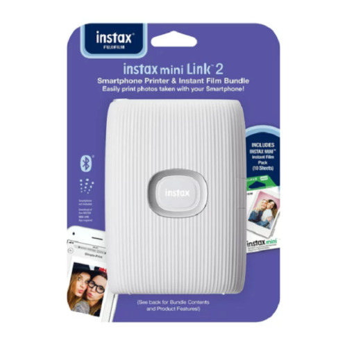 Fujifilm instax mini Link 2 Smartphone Printer Bundle with Instant Film -...