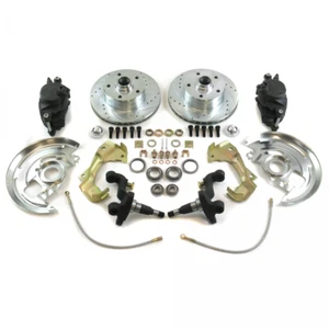 67-69 Camaro/Firebird, 68-74 Nova Disc Brake Conversion with Stock Spindles - Picture 1 of 12