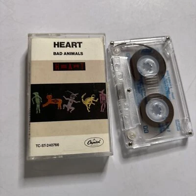 Heart - Bad Animals (Cassette Tape, 1987) Tc-st-240766 - Image 1 of 4