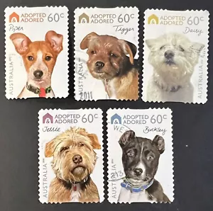 2010 Adopted And Adored Dogs S/A Used Set From Bulk Estate Free Post In Aust. - Picture 1 of 1