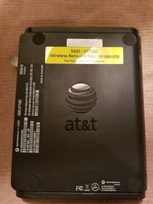 AT&T Motorola NVG510 Internet Wireless 4-port Modem Router "No Power Cord" - Image 1 of 4