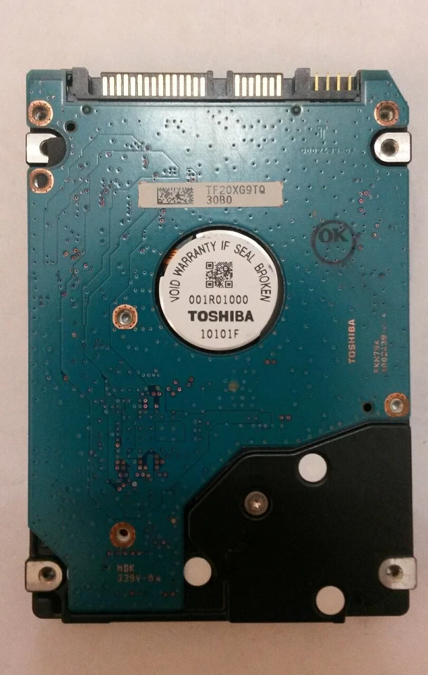 SOLO PLACA TOSHIBA MK1655GSXF HDD2H75 SATA PCB G002439-0A Foto 1 de 1