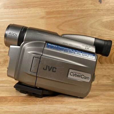 JVC GR-DVF31U Silver 3" TFT LCD MiniDV 400x Digital Zoom Camcorder - For Parts - Image 1 of 4