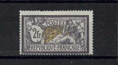 FRANCE YVERT N° 122 SCOTT # 126 " MERSON 2F GRAY VIOLET AND YELLOW " MNG F X562 - Image 1 of 2