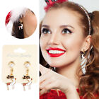 Christmas Series Earrings Christmas Sika Deer Earrings European And American Us