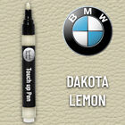 Leather Paint Touch Up Pen for BMW DAKOTA LEMON  scratches, scuffs, small marks