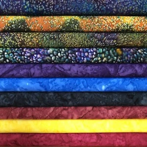 Bali Batiks Spike Design 100% Cotton Fabric FQ Crafting Quilting Patchwork - Picture 1 of 21