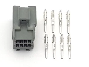 Set: YPN 7282-5538-40 Stecker 1.5 mm Yazaki + 8x Stiftkontakte 0.85 - 1.25 mm² - Bild 1 von 3