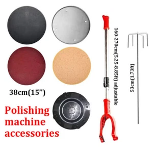 New Burnishing Polisher 38cm 15in Accessories Sponge Sanding Sheet & Rod Mixing - Picture 1 of 11
