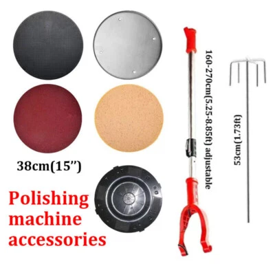 New Burnishing Polisher 38cm 15in Accessories Sponge Sanding Sheet & Rod Mixing - Image 1 of 4
