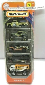 MATCHBOX 5-PACK WILD II 2020, CON NISSAN JUNIOR '62, MERCEDES BENZ, GHE PREDATOR - Foto 1 di 7