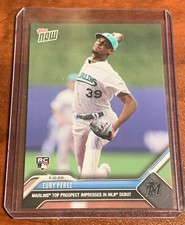 EURY PEREZ Rookie Card MLB Debut Miami Marlins 2023 Topps Now #274, PR: 1890 📈