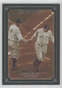 2007 UD Masterpieces Windsor Green Frame Babe Ruth #1 HOF
