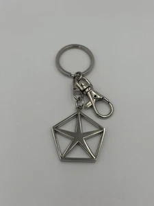 NEW Silver Keychain Keyring for Chrysler 300 Pacifica LeBaron Cordoba - Picture 1 of 2