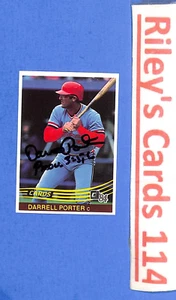 1984 Donruss Darrell Porter Hand Signed Autograph Baseball Card - Picture 1 of 2