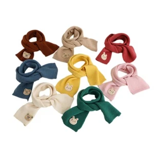 Winter Warm Scarves Windproof Cartoon Animal Scarf Kids Soft Thicken Neck Cover - Picture 1 of 15