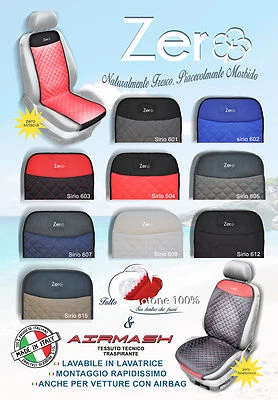 Coppia Coprisedili Universali "ZERO Striscia" per Citroen C3 - Immagine 1 di 4