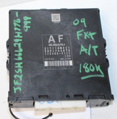 Módulo de control de transmisión Subaru Forester XT 2009 TCU TCM 2,5 L OEM 30919AA870 Foto 1 de 4