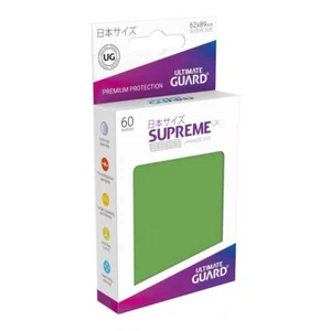 Ultimate Guard Supreme UX Sleeves Japanese Size Green (60) - Foto 1 di 1