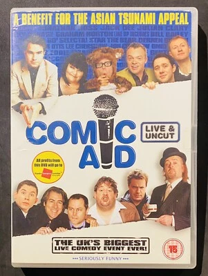 COMIC AID: LIVE AND UNCUT (2005) DVD - JIMMY CARR - BILL BAILEY - GRAHAM NORTON - Image 1 of 2