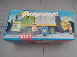 3121 Playmobil : Camion ordure ménagère / poubelle (2000) - Photo 1/5