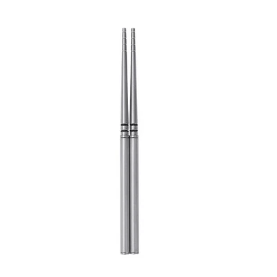 SILVERANT Titanium Chopsticks, Ultralight Utensil Titanium Collapsible Foldin... - Image 1 of 4
