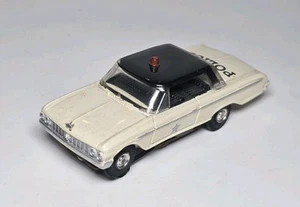 Vintage Aurora Vibrator 1965 Ford Galaxy Police Car HO Scale Slot Car - Picture 1 of 13