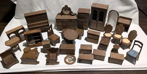 Vintage Puppenmöbel aus Holz Konvolut 30 - Bild 1 von 8