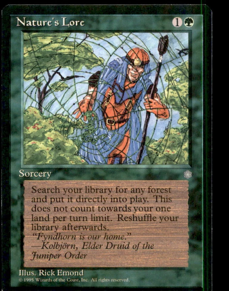 MTG Nature's Lore LP Light Play Ice Age [5053] - Image 1 of 1