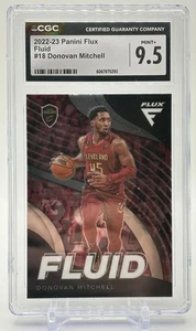 2022-23 Donovan Mitchell Panini Flux Fluid #18 CGC 9.5 - Bild 1 von 2