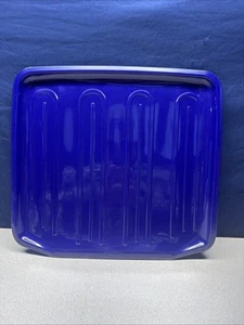 Lot of 2 BLUE Rubbermaid Dish Sink Drainer Tray Mat 1180 Kitchen Drain Dishes - Picture 1 of 6