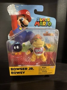 2020 JAKKS Pacific World of Nintendo Action Figure: BOWSER JR. (w/ Bob-Omb) - Picture 1 of 4