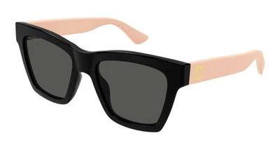 NUEVAS GAFAS DE SOL AUTÉNTICAS GUCCI GG1714S 0016 NEGRAS/ROSA GRISES 54-19-140 Foto 1 de 4