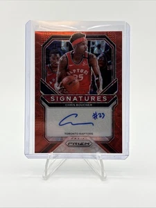 2020-21 Panini Prizm Signatures Choice Prizm Chris Boucher #SI-CBO Auto - Bild 1 von 10
