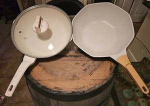 Set Of 2 Ceramic Pans 12 Inch NEW - Picture 1 of 9