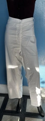 Pantalones de mujer Ashley Stewart talla 30 blancos NUEVOS Foto 1 de 4