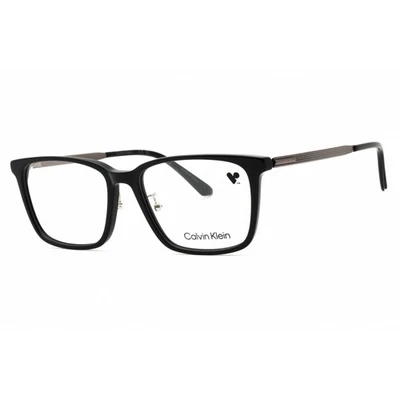 Calvin Klein Men's Eyeglasses Black Acetate Full Rim Square Frame CK21534A 001 - Image 1 of 2