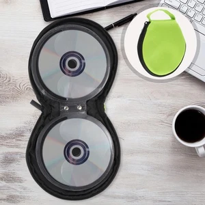 CD Case 20-slot Media Case DVD Organizer CD Holder Storage Case For Car Travel - Afbeelding 1 van 10